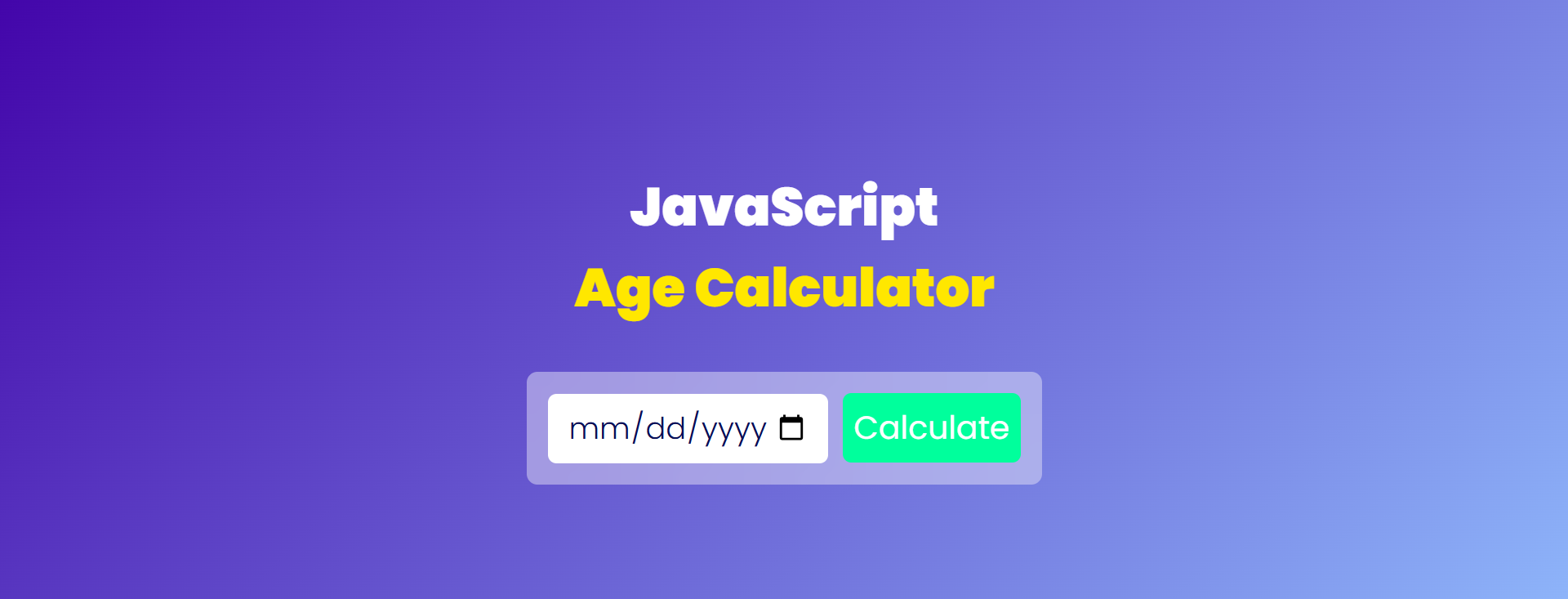 Agecalculator image